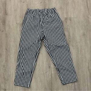 Comme des Garcons Black and White Checkered Pants